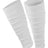 TCK White / Large Pre Scrunched Football Leg Sleeves For Men and Boys