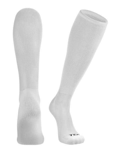 TCK White / Large Prosport Tube Baseball Softball Socks