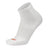 TCK White / Large TCK Chase Cotton Quarter Crew Socks – Ribbed Ankle Training Socks