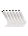 TCK White / Medium Long Work & Athletic Socks Over the Calf 6-Pack