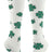 TCK White / Medium Shamrock Socks for St. Patty's Day - for Softball, Soccer