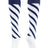 TCK White/Navy/Navy / Small Candy Stripes Softball Socks Knee High
