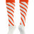 TCK White/Orange/Orange / Large Candy Stripes Softball Socks Knee High