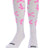 TCK White/Pink / Large Bows All-Over Tube Socks