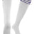 TCK White/Purple / Medium Finale Soccer Socks 3-Stripes