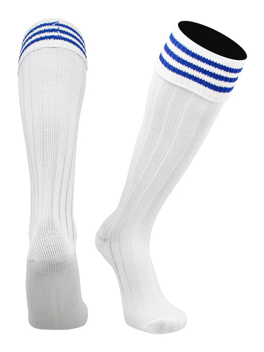 Fold Down Socks for Soccer with Stripes and European Design — TCK