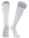 TCK White/Royal / Medium Finale Soccer Socks 3-Stripes
