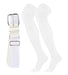 TCK White / Small Pro Plus Performance Sports Belt and Socks Combo Over the Knee