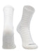 TCK White/White / Large Compression Tape Sock – Ankle Support for Basketball & Football | Boost Circulation & Reduce Pain