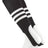 TCK Black/White / Medium Striped Baseball Stirrups 7 Inch Pattern B