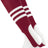 TCK Cardinal/White / Medium Striped Baseball Stirrups 7 Inch Pattern B