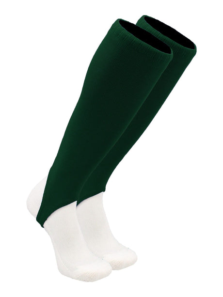TCK Dark Green / Large Baseball & Softball Stirrups - 4 Inch Solid Color