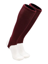 TCK Maroon / Large Baseball & Softball Stirrups - 4 Inch Solid Color