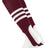 TCK Maroon/White / Medium Striped Baseball Stirrups 7 Inch Pattern B