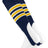 TCK Navy/White/Gold / Medium Striped Baseball Stirrups 7 Inch Pattern D