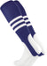 TCK Navy/White / Medium Striped Baseball Stirrups 7 Inch Pattern B