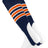 TCK Navy/White/Orange / Medium Striped Baseball Stirrups 7 Inch Pattern D