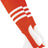 TCK Orange/White / Medium Striped Baseball Stirrups 7 Inch Pattern B