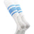 TCK White/Columbia Blue / Large White Stirrups for Softball and Baseball with Stripes