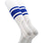 TCK White/Royal / Large White Stirrups for Softball and Baseball with Stripes