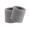 TCK Grey / One Size Made in USA Universal Fit 3.5" Terry Wristbands – Performance Moisture-Wicking Sweatbands (Pair)